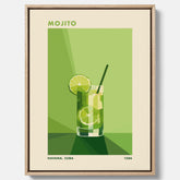 Canvas Tavla med en Mojito drink poster