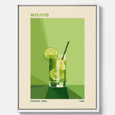 Canvas Tavla med en Mojito drink poster