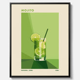 Canvas Tavla med en Mojito drink poster