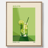 Canvas Tavla med en Mojito drink poster