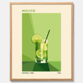 Tavla med en Mojito drink poster