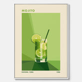 Canvas Tavla med en Mojito drink poster