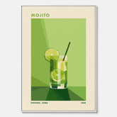 Canvas Tavla med en Mojito drink poster