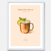 Tavla med Moscow Mule drinkposter
