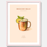 Tavla med Moscow Mule drinkposter