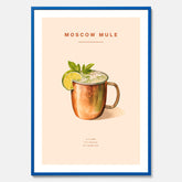 Tavla med Moscow Mule drinkposter