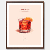 Tavla med en Negroni Poster – Affisch med drink, drinkposter