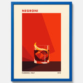 Tavla med en Negroni drink poster – Affisch med cocktail, drinkposter med cocktail