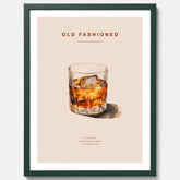 Tavla med en Old Fashioned Poster – Affisch med drink, drinkposter