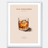 Tavla med en Old Fashioned Poster – Affisch med drink, drinkposter