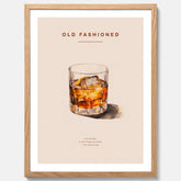Tavla med en Old Fashioned Poster – Affisch med drink, drinkposter