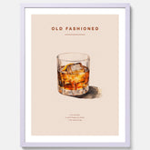 Tavla med en Old Fashioned Poster – Affisch med drink, drinkposter