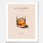 Tavla med en Old Fashioned Poster – Affisch med drink, drinkposter
