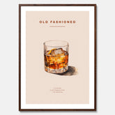 Tavla med en Old Fashioned Poster – Affisch med drink, drinkposter