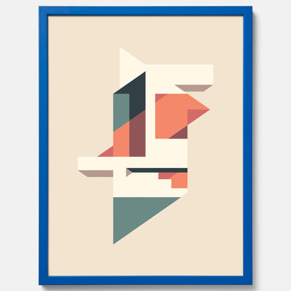Abstract architecture No.1 poster – Abstrakt illustration