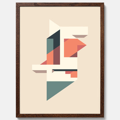 Abstract architecture No.1 poster – Abstrakt illustration