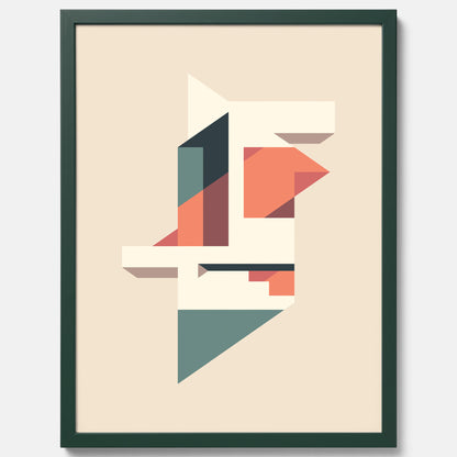 Abstract architecture No.1 poster – Abstrakt illustration