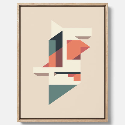 Abstract architecture No.1 canvas – Abstrakt illustration