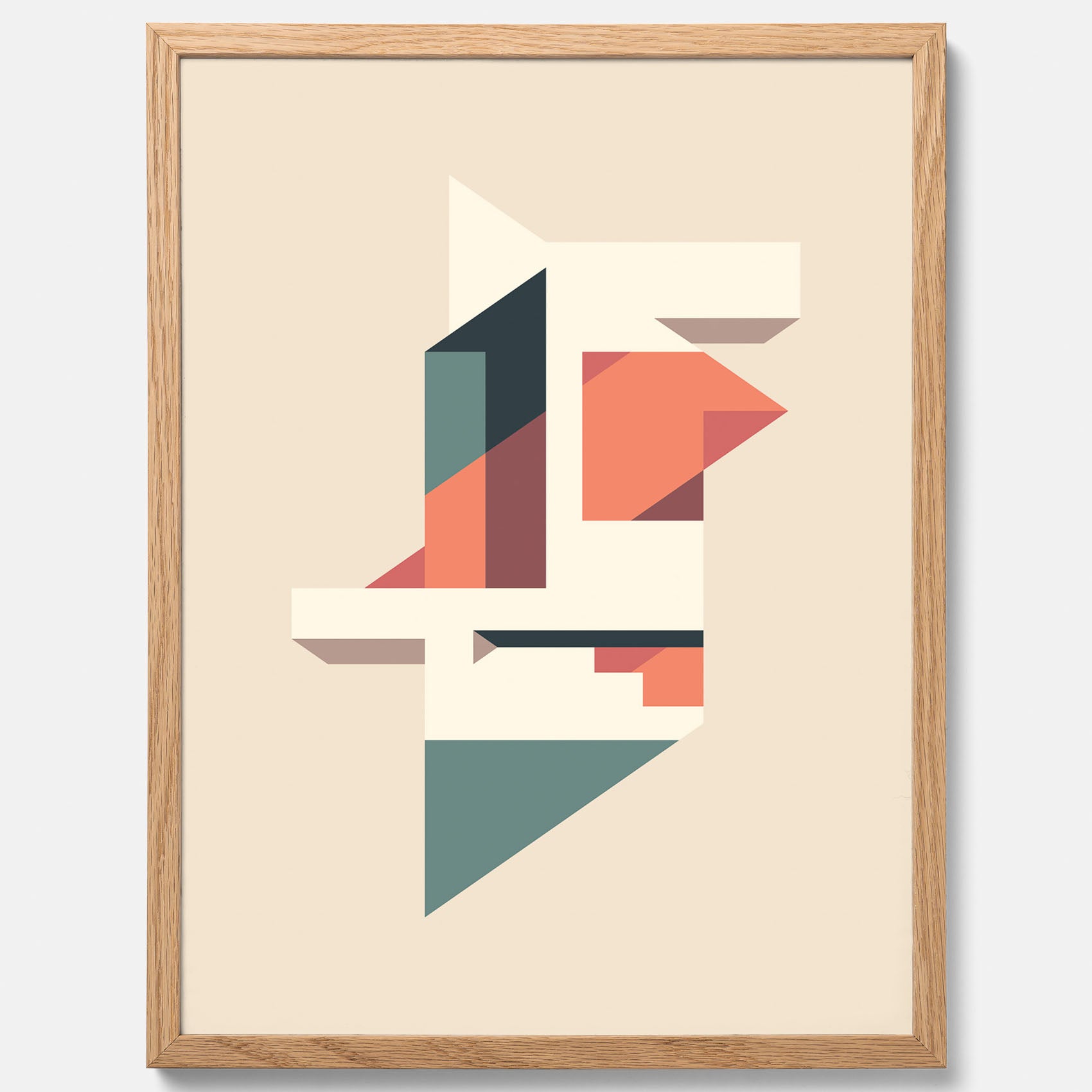 Abstract architecture No.1 poster – Abstrakt illustration