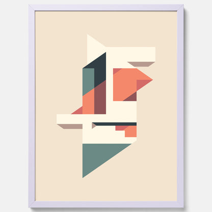 Abstract architecture No.1 poster – Abstrakt illustration