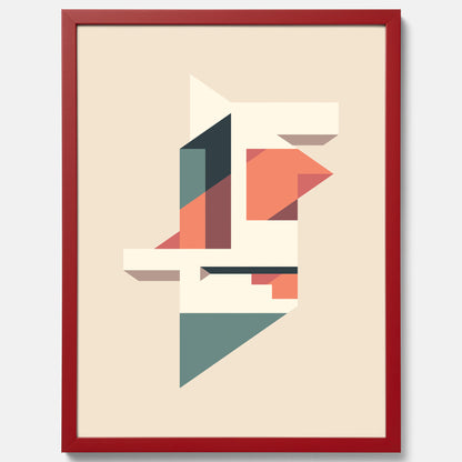 Abstract architecture No.1 poster – Abstrakt illustration