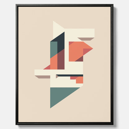 Abstract architecture No.1 canvas – Abstrakt illustration