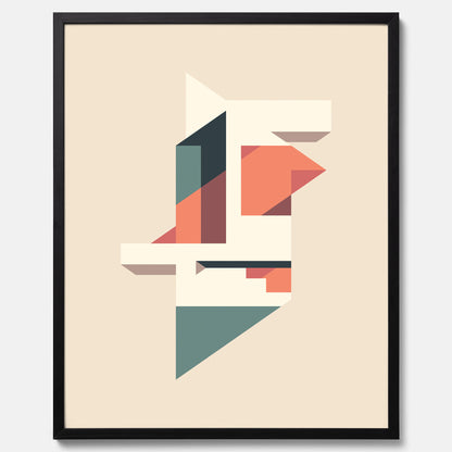 Abstract architecture No.1 poster – Abstrakt illustration