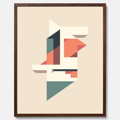 Abstract architecture No.1 poster – Abstrakt illustration