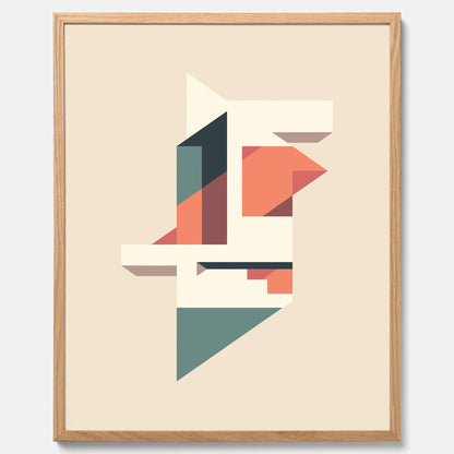 Abstract architecture No.1 poster – Abstrakt illustration