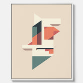 Abstract architecture No.1 canvas – Abstrakt illustration