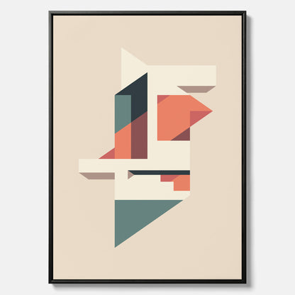 Abstract architecture No.1 canvas – Abstrakt illustration