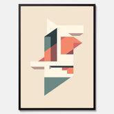 Abstract architecture No.1 poster – Abstrakt illustration