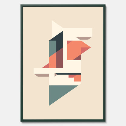 Abstract architecture No.1 poster – Abstrakt illustration