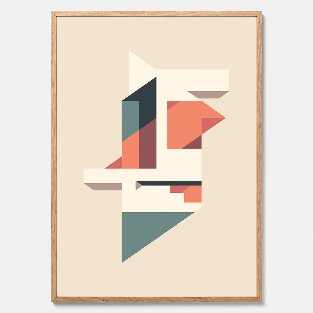 Abstract architecture No.1 poster – Abstrakt illustration