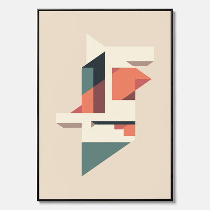 Abstract architecture No.1 canvas – Abstrakt illustration