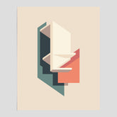 Abstract architecture No.2 poster – Abstrakt illustration