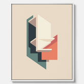 Abstract architecture No.2 poster – Abstrakt illustration canvastavla