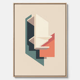 Abstract architecture No.2 poster – Abstrakt illustration canvastavla