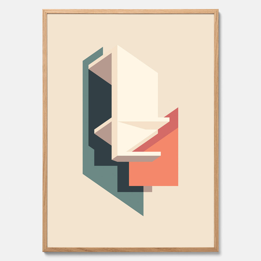 Abstract architecture No.2 poster – Abstrakt illustration
