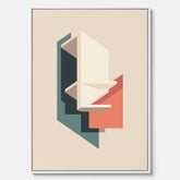 Abstract architecture No.2 poster – Abstrakt illustration canvastavla