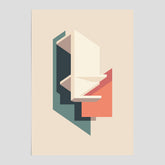 Abstract architecture No.2 poster – Abstrakt illustration