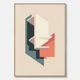 Abstract architecture No.2 poster – Abstrakt illustration canvastavla