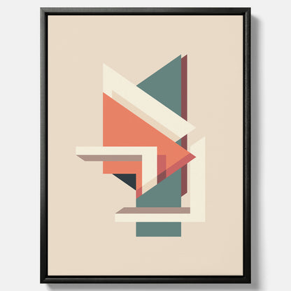 Abstract architecture No.3 canvas – Abstrakt illustration