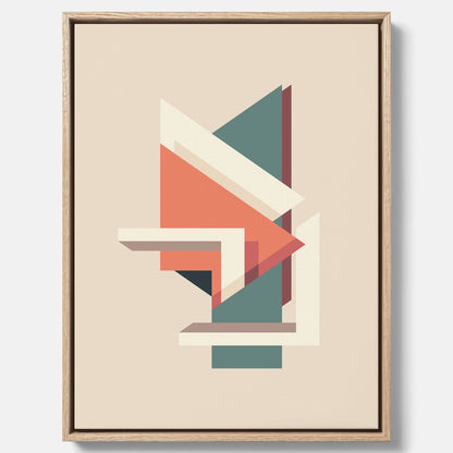 Abstract architecture No.3 canvas – Abstrakt illustration