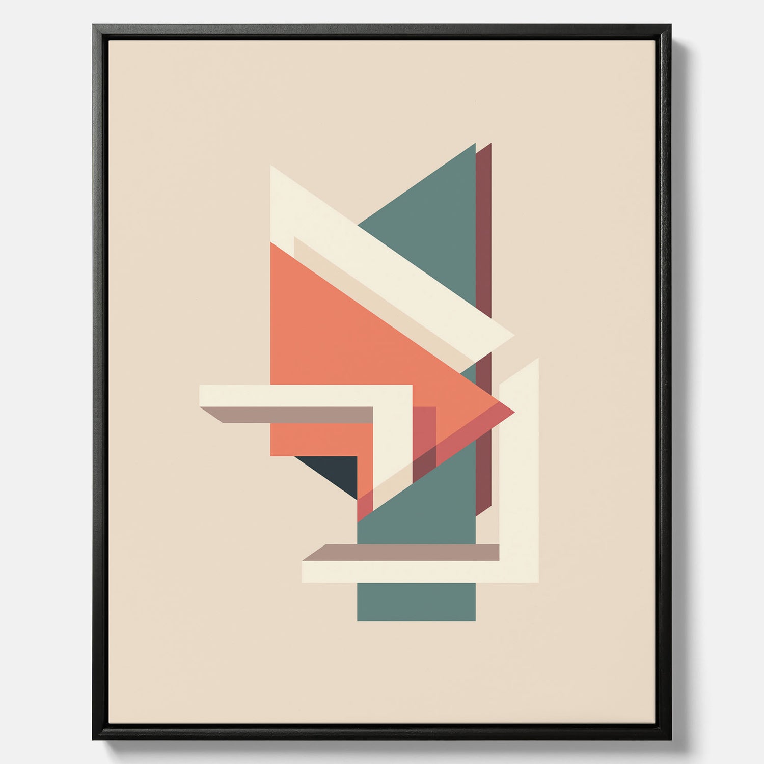 Abstract architecture No.3 canvas – Abstrakt illustration