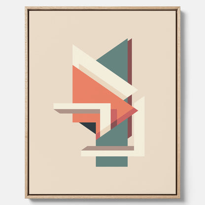Abstract architecture No.3 canvas – Abstrakt illustration