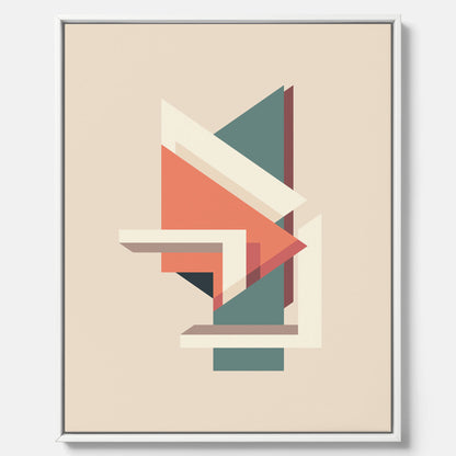 Abstract architecture No.3 canvas – Abstrakt illustration