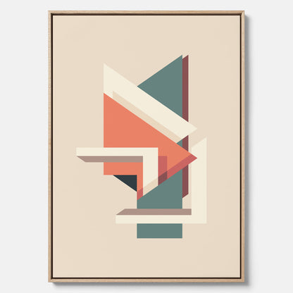 Abstract architecture No.3 canvas – Abstrakt illustration