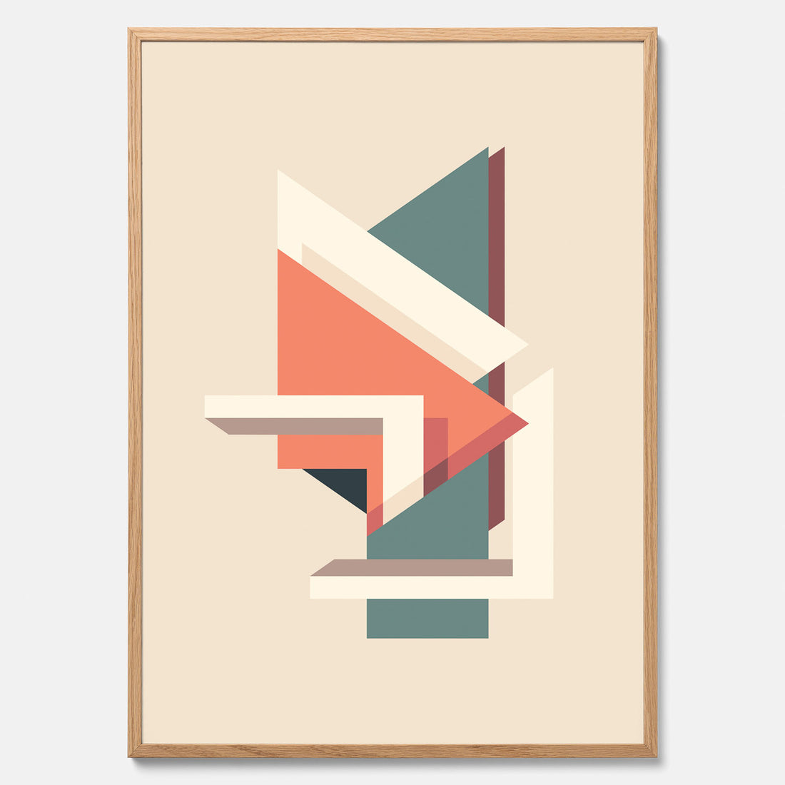 Abstract architecture No.3 poster – Abstrakt illustration