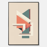 Abstract architecture No.3 canvas – Abstrakt illustration